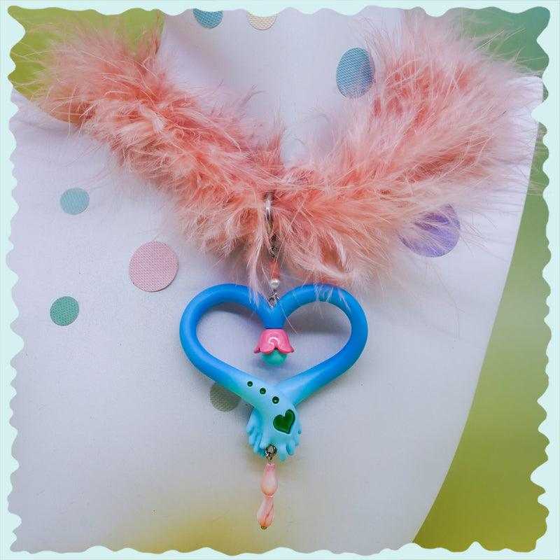 lillifee fahrradschloss Hands Necklace & Earring Set